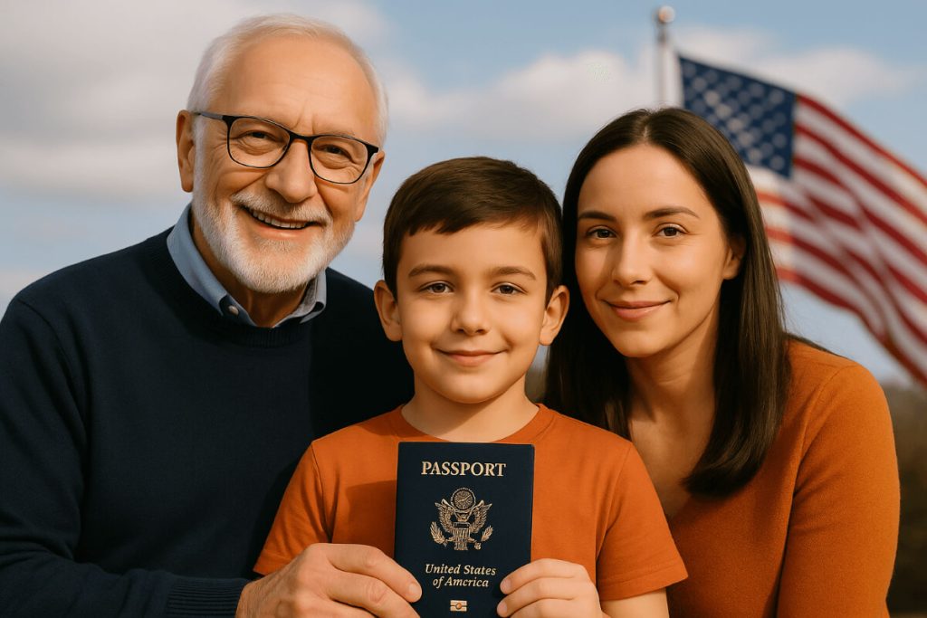 חוק הסבא: אזרחות אמריקאית לנכדים