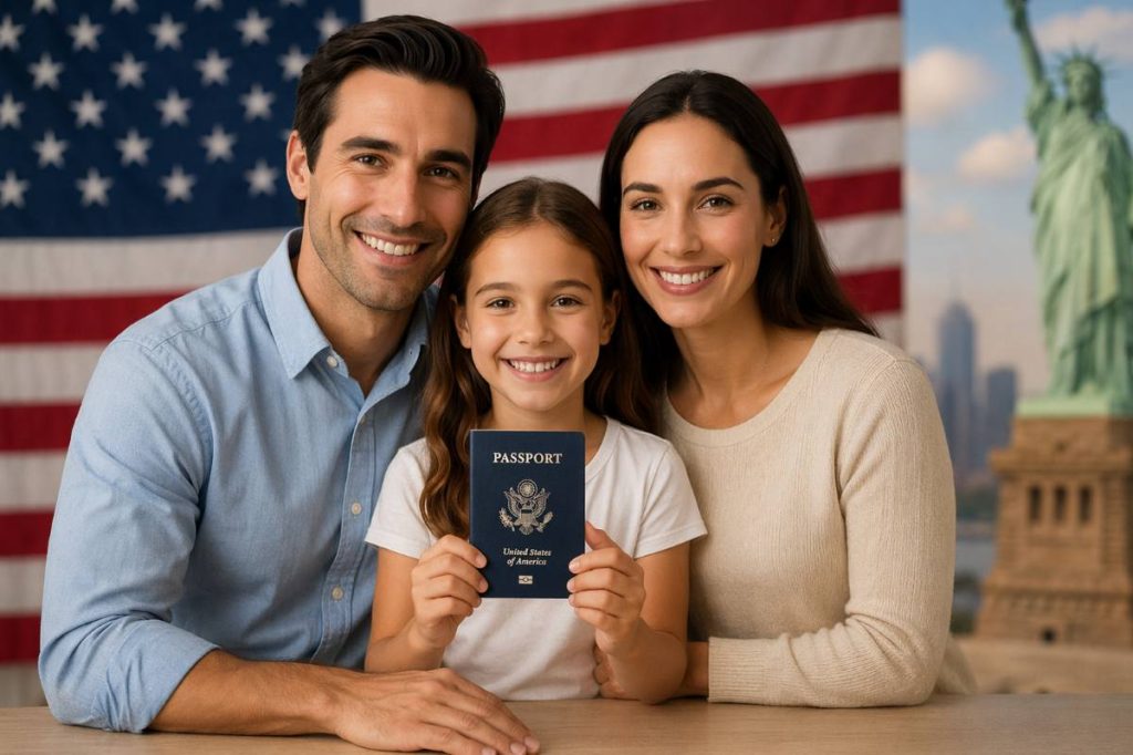 אזרחות אמריקאית לילדים - משרד עורכי דין דקר, פקס, לוי